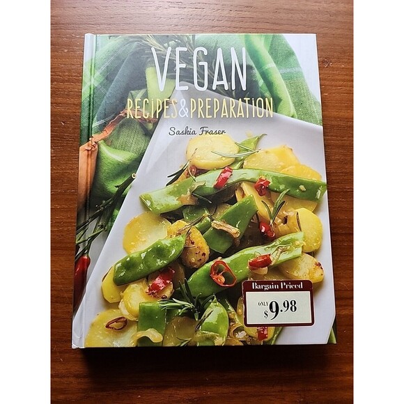Vegan Food Recipes And Preparation By Saskia Fraser HC 2017 Illustrated - Picture 1 of 16